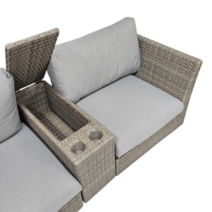 Monza Patio Lounge Set Open