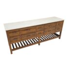 Parker Console Table Marble BUA7010 Side View