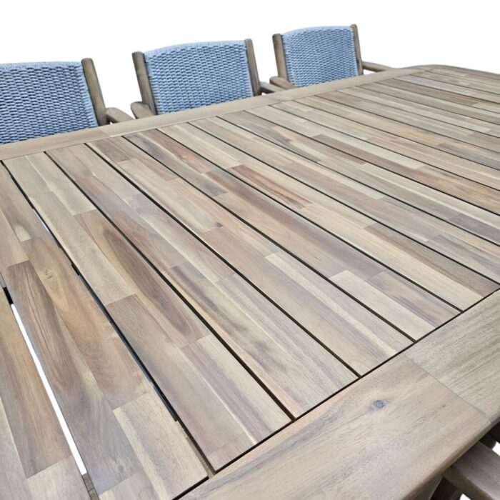 Pierce Covered Patio Dining Set Close Up