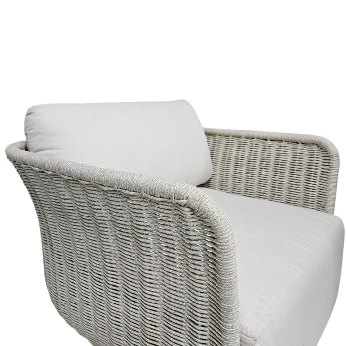 Sundown 6pc Covered Patio Lounge Set Side Table chair close