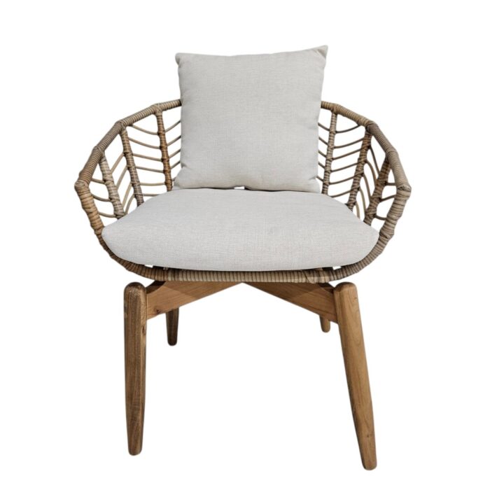 Taureg Covered Patio Dining Set Chair Front