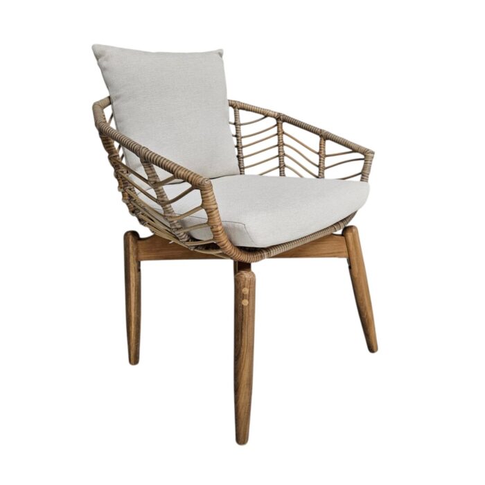 Taureg Covered Patio Dining Set Chair Side