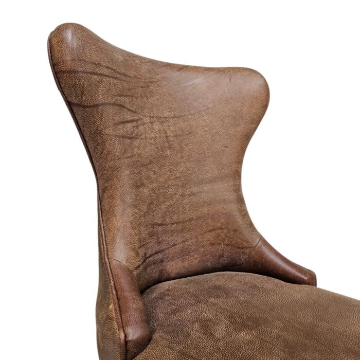 Venice Leather Dining Chair Close