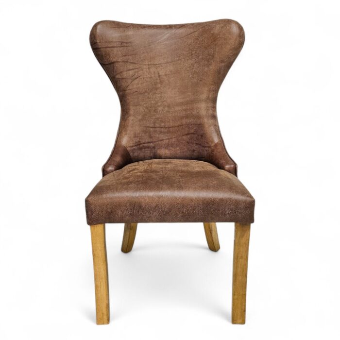 Venice Leather Dining Chair Main
