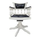 White Mahogany Chair Director BUA0955