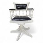 White Mahogany Chair Director BUA0955 Main