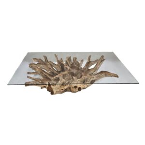 1.5m Teak Root Rectangular Coffee Table