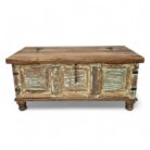 Aged Antique Coffee Table Trunk KMF25277 Main
