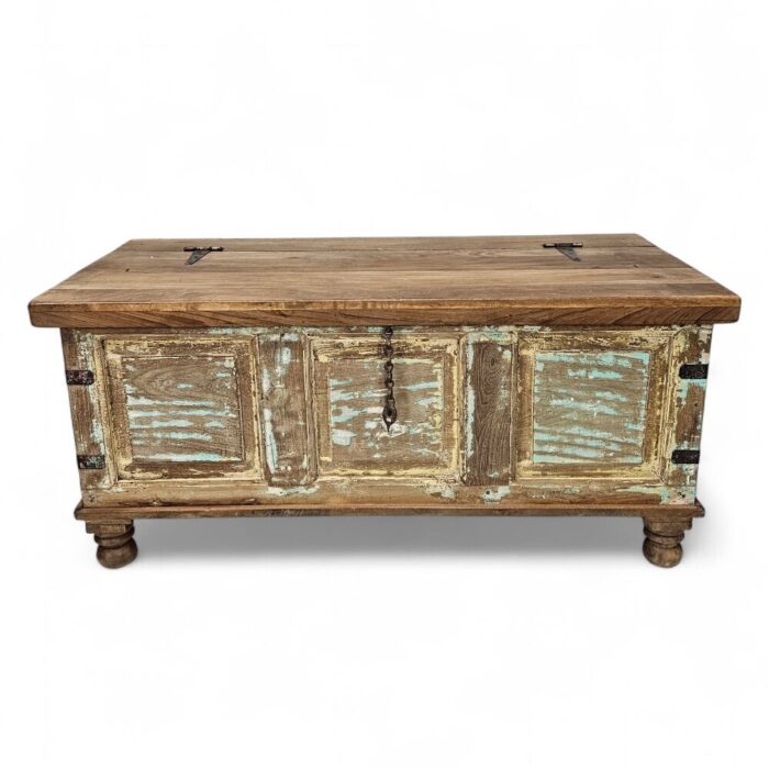 Aged Antique Coffee Table Trunk KMF25277 Main Aged Antique Coffee Table Trunk KMF25277 Main
