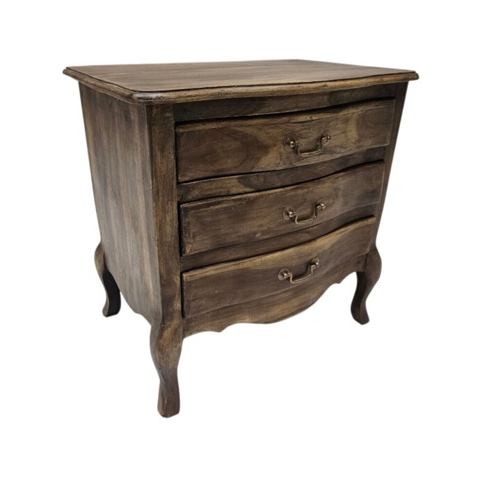 Arthur Teak Bedside Pedestal MAD5508 Side