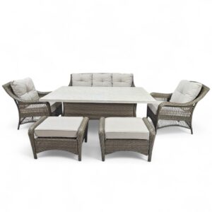 Ava Covered Patio Lounge Set
