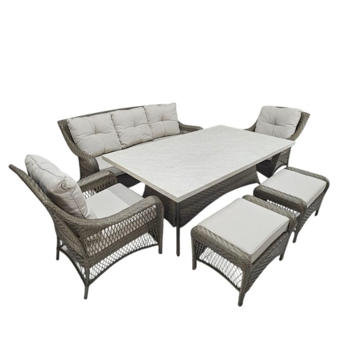 Ava Covered Patio Lounge Set GDDL1014 Side Ava Covered Patio Lounge Set GDDL1014 Side