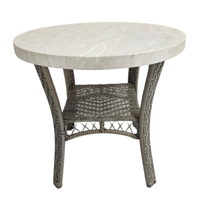 Ava Covered Patio Lounge Set GDDL1014 Side Table Front Ava Covered Patio Lounge Set GDDL1014 Side Table Front