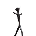 Balance Act Statue Stone And Brass STW3100 Close