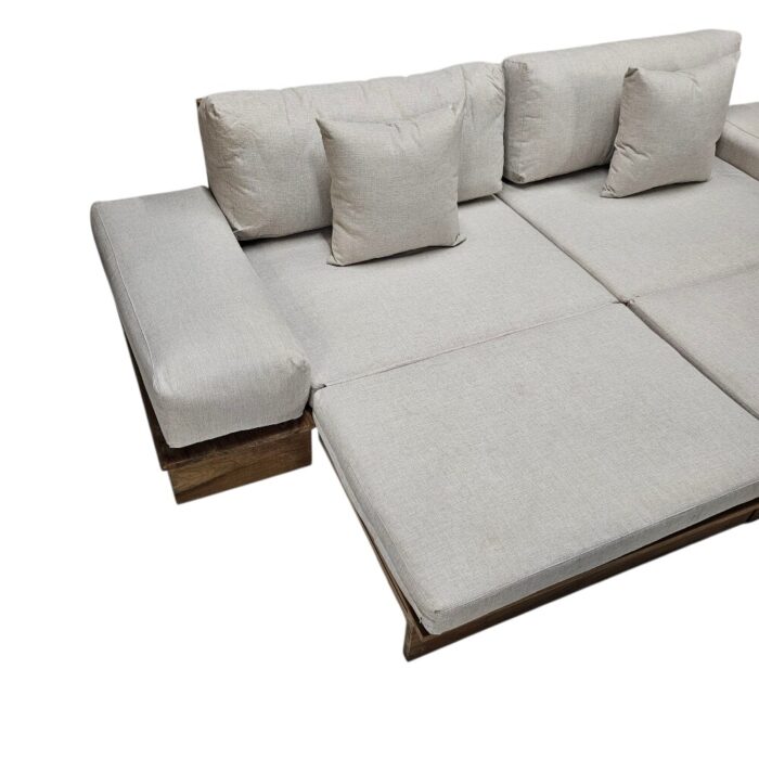 Beridon Daybed Teak AJJ1000 Close Up Side