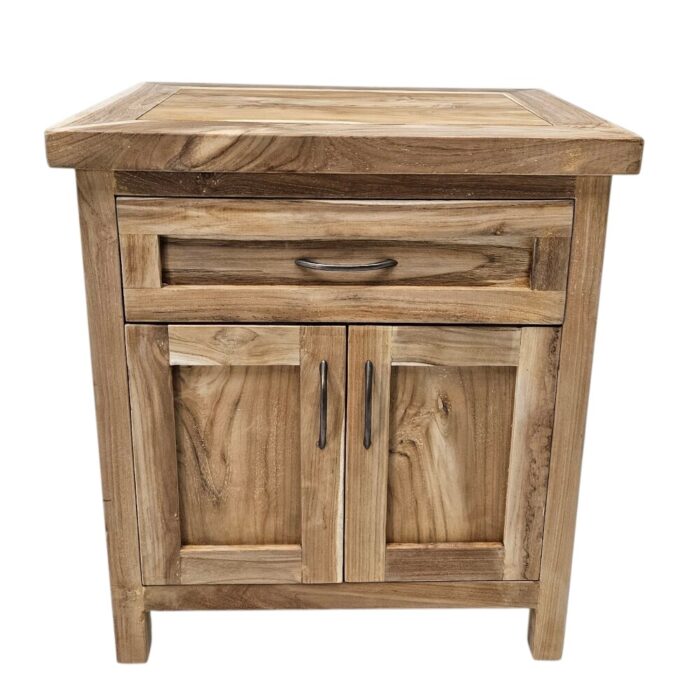 Brooks Bedside Pedestal Teak AJJ0005 Top