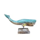 Carved Whale On Stand WET4512B Main
