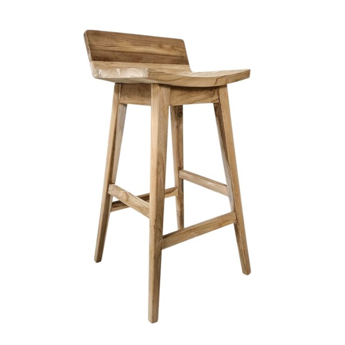 Cobi Teak Bar Chair JAM0001 Side