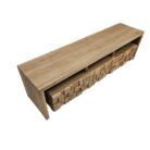 Coda Media Unit Teak APM0001 Side