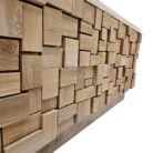 Coda Teak Media Unit APM0200 Side View