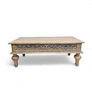 Lazuli Carved Coffee Table