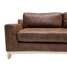 Freya Leather Couch FCL3701LA Close Up Front