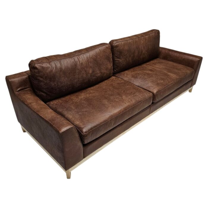 Freya Leather Couch FCL3701LA Side Freya Leather Couch FCL3701LA Side