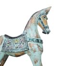 Green Wash Horse On Wheels WET0174 Close Head