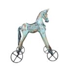 Green Wash Horse On Wheels WET0174 Side