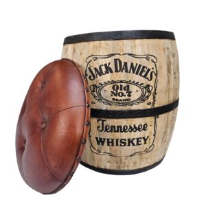 Jack Danies Stool Side Table KMF3418 Open