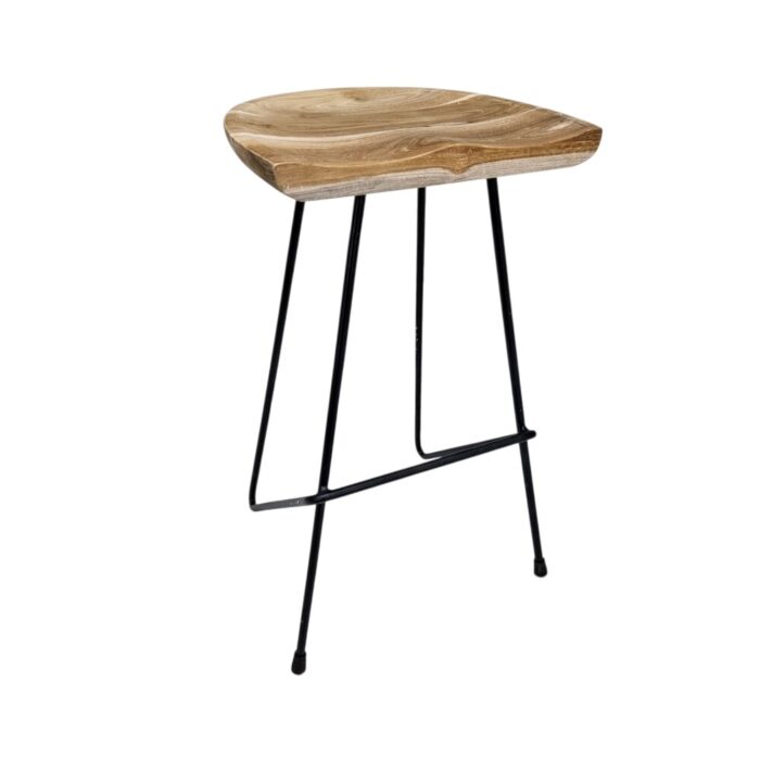 Kano Bar Stool Teak PUT5072 Side