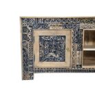 Lazuli Carved Tv Unit KMF26165 Close Up