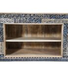 Lazuli Carved Tv Unit KMF26165 Close Up Shelf