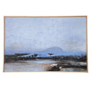 Misty Mountain Acrylic Painting