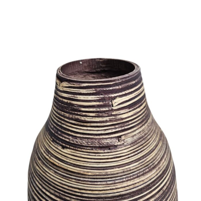 Nyla Organic Vase Brown KMH4312A Close Nyla Organic Vase Brown KMH4312A Close