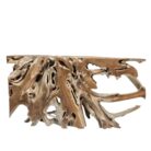 Teak Organic Root Console Table INJ5055A7 Front