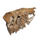 Teak Organic Root Console Table INJ5055A7 Side