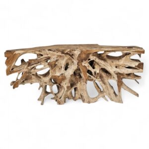 Organic Teak Root Console