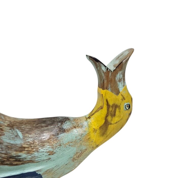 Wooden Duck Wine Bottle Holder WET2503 Close Up