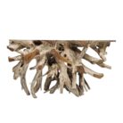 Erosi Root Teak Console Table NJA5053 Front