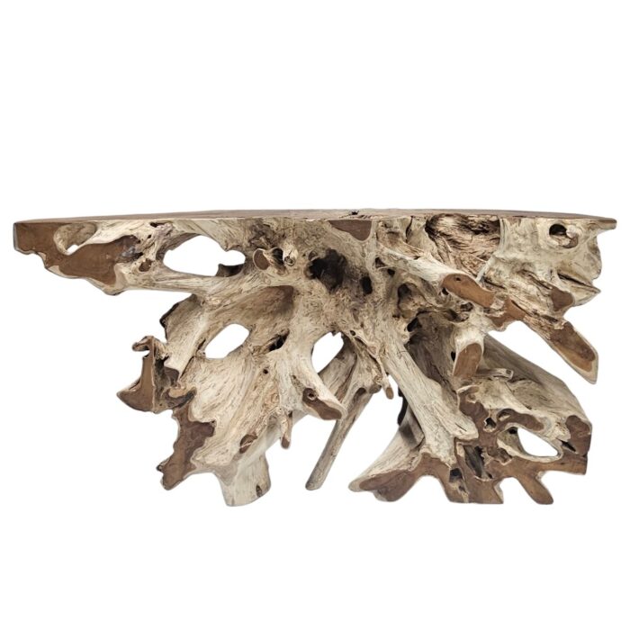 Erosi Root Teak Console Table NJA5055A10 Front