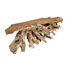 Erosi Root Teak Console Table NJA9073A5 Side