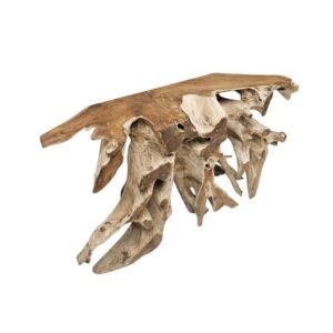 Erosi Teak Root Console Table INJ5055A9 Side