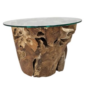 Ersoi Teak Root Coffee Table INJ3200A30 Front Ersoi Teak Root Coffee Table