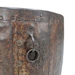 Iron Drum Side Table