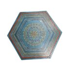 Morocco Side Table Set Blue KMF32066A Top