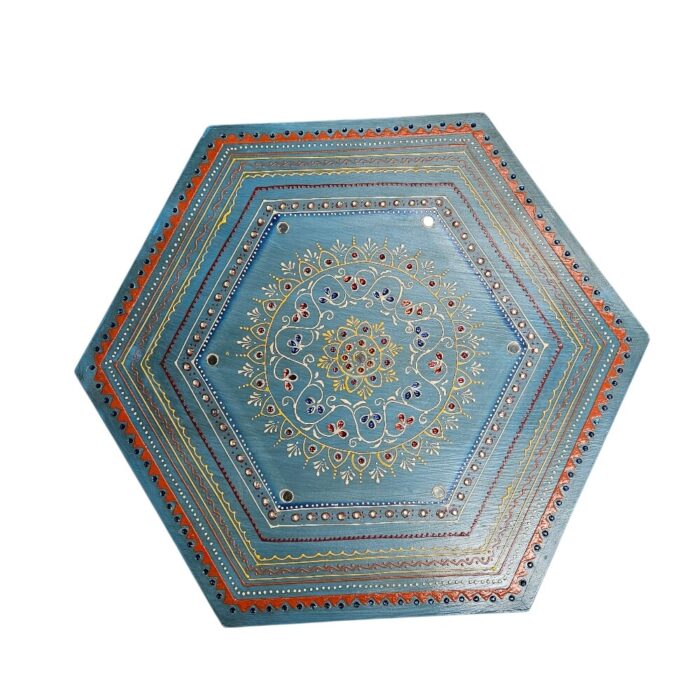 Morocco Side Table Set Blue KMF32066A Top