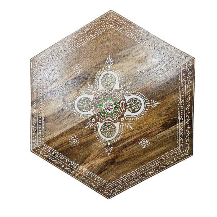 Morocco Side Table Set KMF32066 Brown Top View