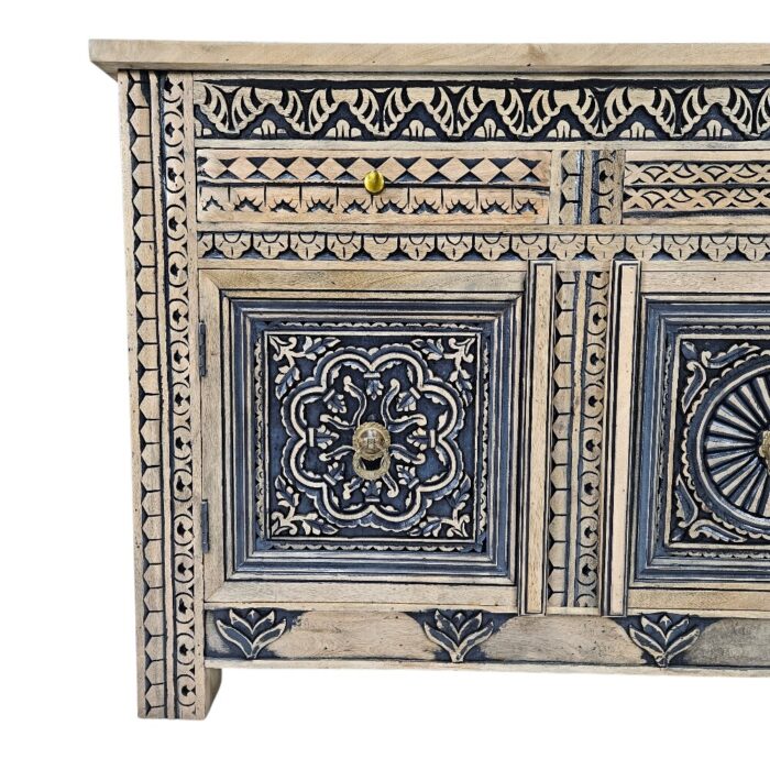 Onyx Carved Sideboard Main Front KMF19340 Close Onyx Carved Sideboard Main Front KMF19340 Close