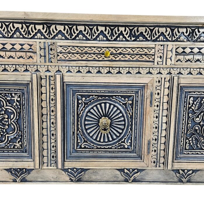 Onyx Carved Sideboard Main Front KMF19340 Close Up Onyx Carved Sideboard Main Front KMF19340 Close Up